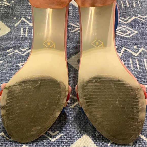 Incredible Colorful Katy Perry Ankle Strap Lucite Heels - Picture 2 of 6